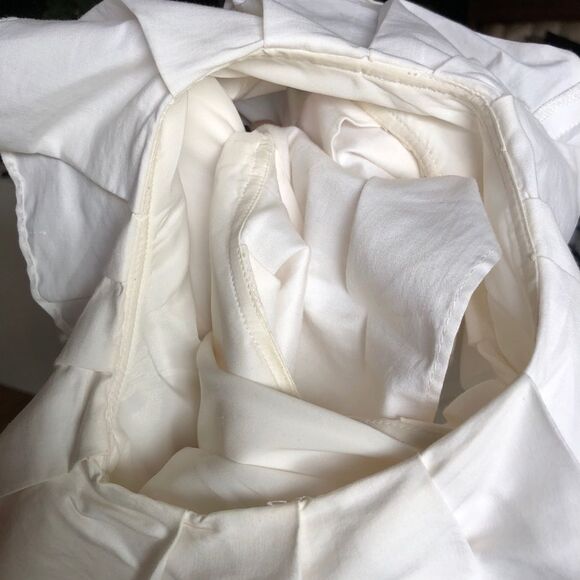 Rachel Zoe White One Shoulder Statement Ruffle Mini Dress Sz 2 Coquette - Picture 8 of 9
